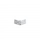 LONG HORIZONTAL STEEL HINGE 25x50